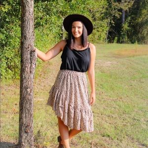 Leopard skirt